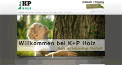 Desktop Screenshot of kpholz.de