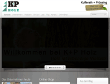 Tablet Screenshot of kpholz.de
